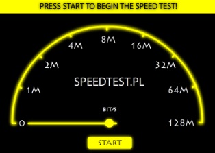 Test prędkości łącza internetowego